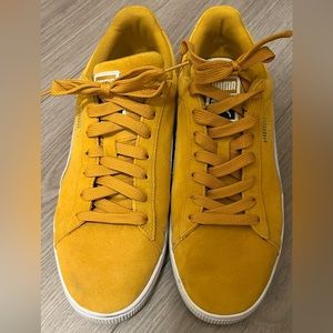 Puma Suede Classic Mustard Yellow US12